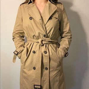 Zara basic trench coat